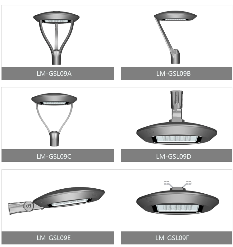 Manufacturer Supplier Factory Cn ODM OEM Die-Casting Aluminum 20-120W Power Saving IP66 Light Waterproof Solar Post Top Garden Light Housing LED Street Light